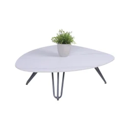 Garden Pleasure Tisch SILENA Aluminium, gesinterter Stein, weiss* Best