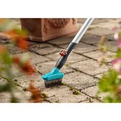 Gardena Combisystem-Set mit Besen und Fugenbuerste 3-teilig