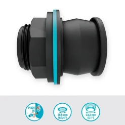 Einsteck-Tankverbinder Push IN^Gardena Discount