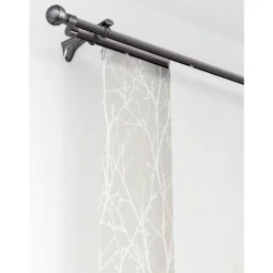 Gardinenstange Chicago mit Innenlauf Durchmesser 16 mm 200 cm titan^Gardinia