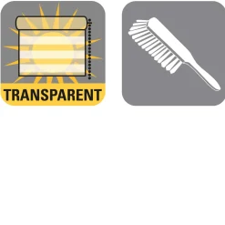 Gardinia Doppelrollo grau 100 x 150 cm