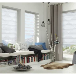 EasyFix Doppelrollo Triangle 75 x 150 cm^Gardinia