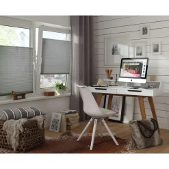 EasyFix Plissee 2BS 45 x 130 cm schiefer*Gardinia Clearance