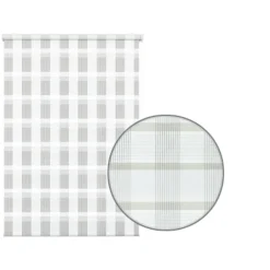 Gardinia EasyFix Rollo Karo 60 x 150 cm weiß