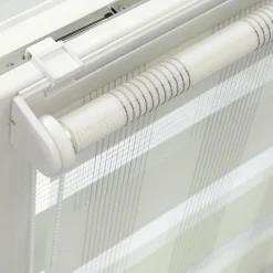 Gardinia EasyFix Rollo Karo 60 x 150 cm weiß