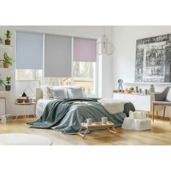 Easyfix Rollo Uni 45 x 150 cm rauchblau^Gardinia Clearance