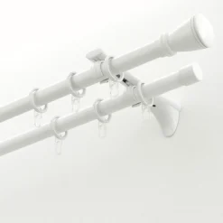 Gardinia Endstück Chicago Siro für Durchmesser 20 mm weiß