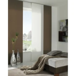 Flächenvorhang 245 x 60 weiß^Gardinia New