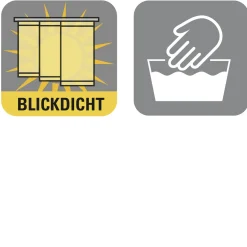 Flächenvorhang 245 x 60 weiß^Gardinia New