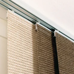 Flächenvorhang 60 x 245 cm Natur-optik Dekor teak*Gardinia Sale