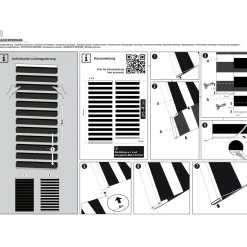 Flächenvorhang Day+Night 245 x 60 cm melange*Gardinia Discount