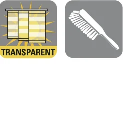 Flächenvorhang Day+Night 245 x 60 cm melange*Gardinia Discount