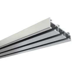 Flächenvorhangschiene 3-läufig 210 cm silber^Gardinia Clearance