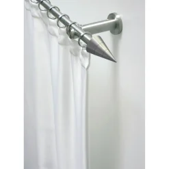 Gardinia Gardinenstange Kegel Durchmesser 20 mm 160 cm Edelstahl-optik