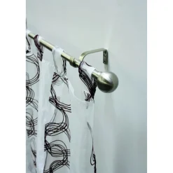 Gardinenstange Kugel Durchmesser 16/19 mm 190-340 cm cm Edelstahl-optik*Gardinia Clearance