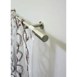 Gardinia Gardinenstange Zylinder Durchmesser 20 mm 120 cm Edelstahl-optik