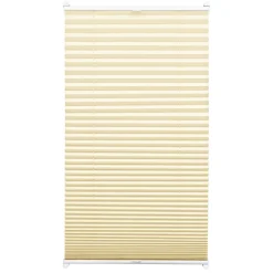 Gardinia Plissee Easyfix mit 2 Bedienschienen 60 x 130 cm creme