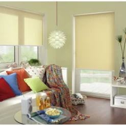 Seitenzugrollo 122 x 180 cm Uni champagner^Gardinia Hot