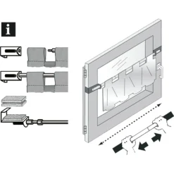 Spannvitrage 10-160 cm Durchmesser 9 mm weiß^Gardinia Online