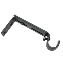 Träger ausziehbar für Durchmesser 16 mm 10-14 cm schwarz-matt*Gardinia Online