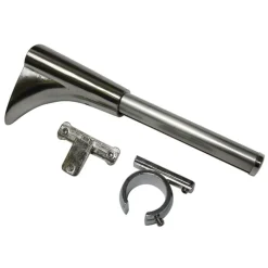 Universal Träger 1- und 2-Lauf für Durchmesser 20 mm 15 cm Edelstahl-optik*Gardinia Outlet