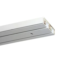 Vorhangschiene GE2 180 cm mit Profil für Blendenbefestigung weiß^Gardinia Discount