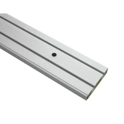 Vorhangschiene GE2 180 cm mit Profil für Blendenbefestigung weiß^Gardinia Discount
