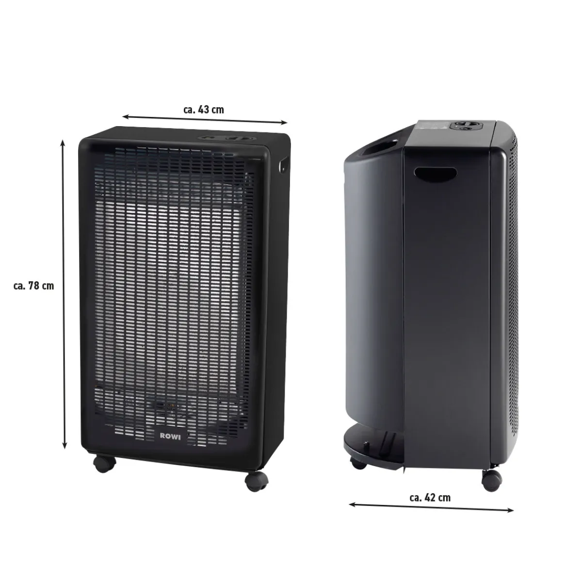 Gas Heizofen Blue Flame mit ThermostatHGO 4200/4 BFT Eco^Rowi Best