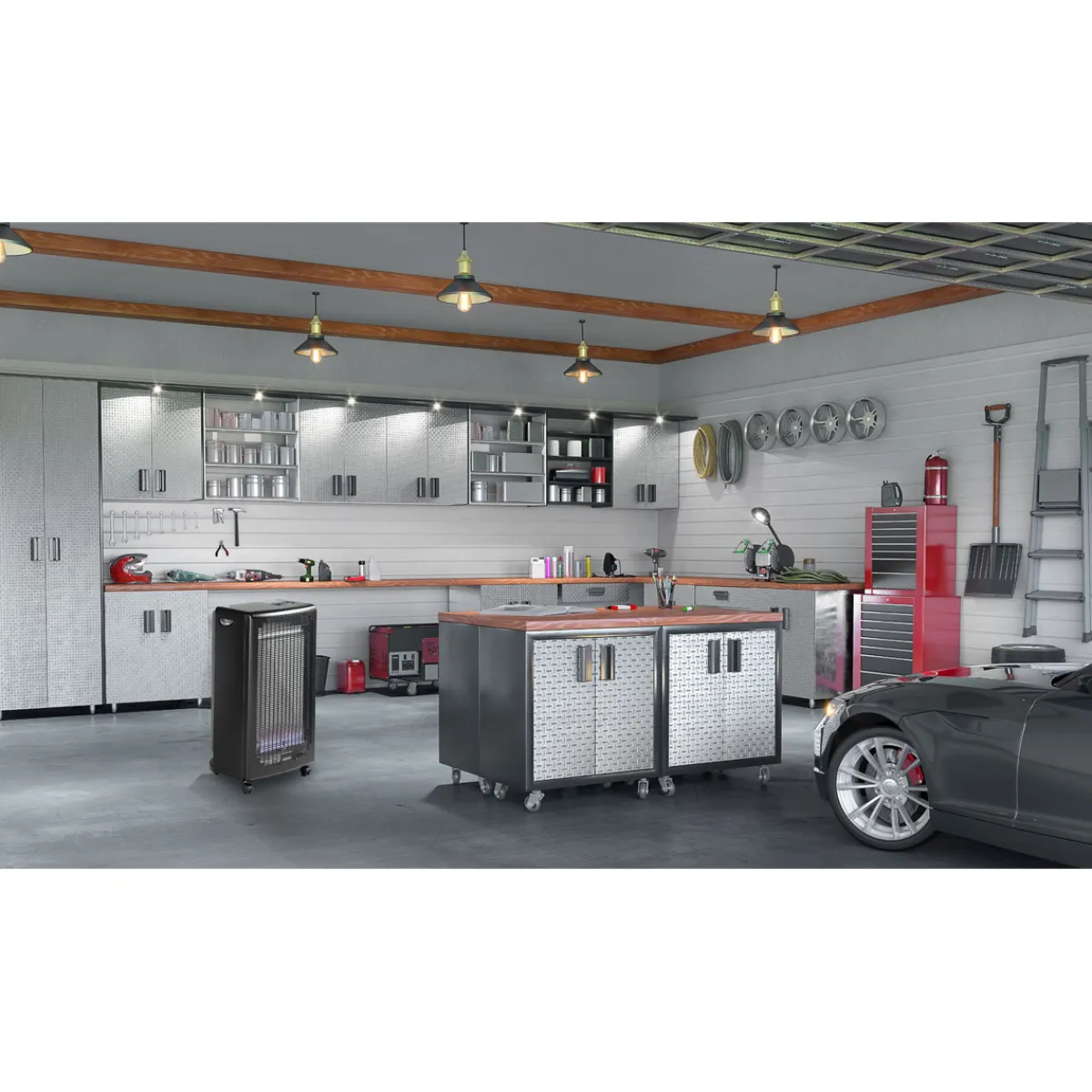 Gas Heizofen Blue Flame mit ThermostatHGO 4200/4 BFT Eco^Rowi Best