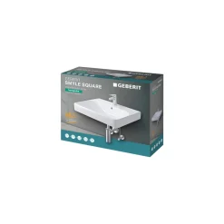 Geberit Waschtisch Smyle Square inkl Armatur 60 cm