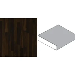 Küchenarbeitsplatte noce butcherblock 4100 x 600 x 39 mm^Getaelements Discount