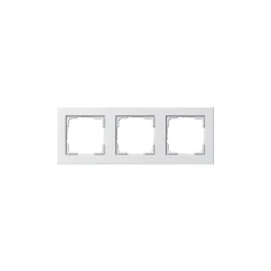 Gira Abdeckrahmen E2 3-fach reinweiß glänzend