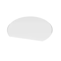 Glasbodenplatte, Stärke 8mm, 120x105cm, Kreisabschnitt*Valo Best