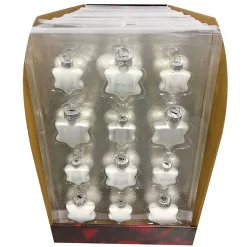 Glasornament Stern Just White