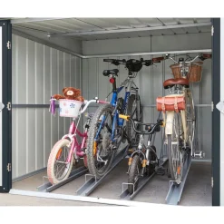 Globel Fahrradgarage Family Bike für 4 Fahrräder anthrazit
