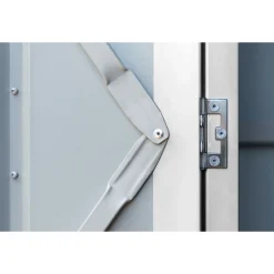 Globel Gerätehaus Lean To 3,4m² silber