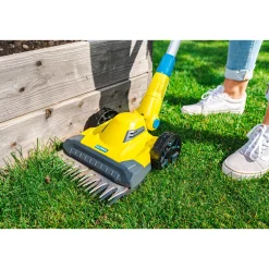 Gloria Akku Rasen-und Kantenschneider FineCut 18V Set 25 cm Schnittbreite Einstellbarer Holmwinkel inkl Akku