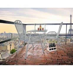 Balkonhängetisch XL Toulouse eisengrau 70 x 88 x 47-79 cm*Greemotion Testrut Sale