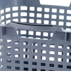 GreenLife Uni-Korb 25 kg, 3 Stück, drehstapelbar, grau