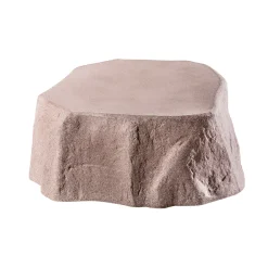 GreenLife Unterstand für den Dekor-Regenspeicher „Hinkelstein“, granitrot