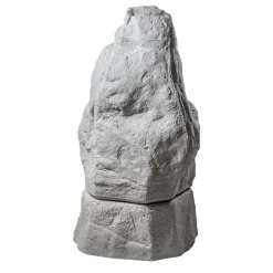 GreenLife Unterstand für den Dekor-Regenspeicher „Hinkelstein“, granitrot