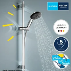 Grohe Brausestangenset Vitalio Start 110 1 Strahlart (Rain)