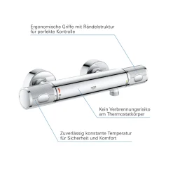 Brausethermostat Precision Feel chrom 31,3 cm*Grohe Best