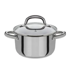 GSW Bratentopf Montreal mit Glasdeckel 16cm 1,5L