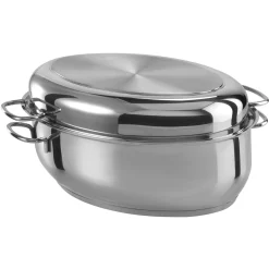 Edelstahl Multibräter oval 38cm, 3 in 1^GSW Online