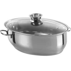 Edelstahl Multibräter oval 38cm, 3 in 1^GSW Online