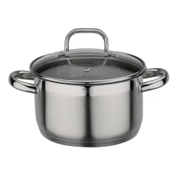 GSW Fleischtopf FOGO mit Glasdeckel 20cm 3,5L