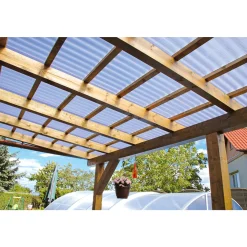 PVC Wellplatte Prisma klar 200 x 90 cm*gutta Discount