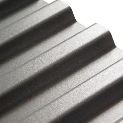 PVC-Wellplatte Trapez grau 200 x 90 cm*gutta New