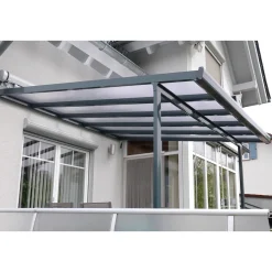 gutta Terrassenüberdachung Standard anthrazit 306 x 406 cm